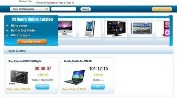 Product picture Swoopo Telebid - BearBid Clones - 100 functional Tested