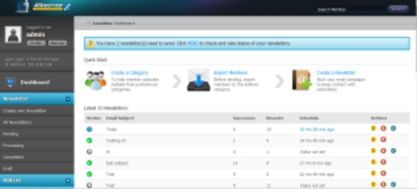 Product picture PHPKode NEWSLETTER email marketing Script
