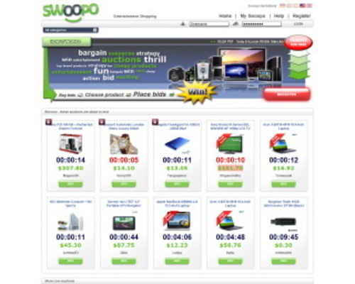 Product picture Swoopo Clone Script With Full Master Resell Rights *Working One*