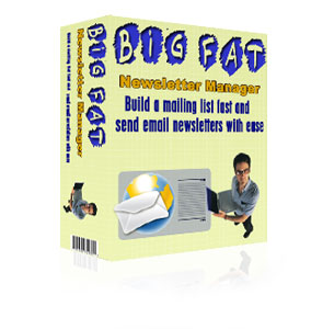 Product picture Big Fat Newsletter Manager Script
