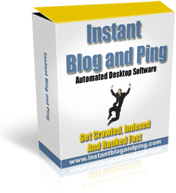 Product picture New! Instant Blog and Ping Package - Indexed and Ranked Fast
