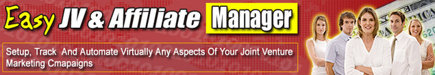 Product picture NEW! Easy JV & Affiliate Manager Script - Powerful JV Management Software